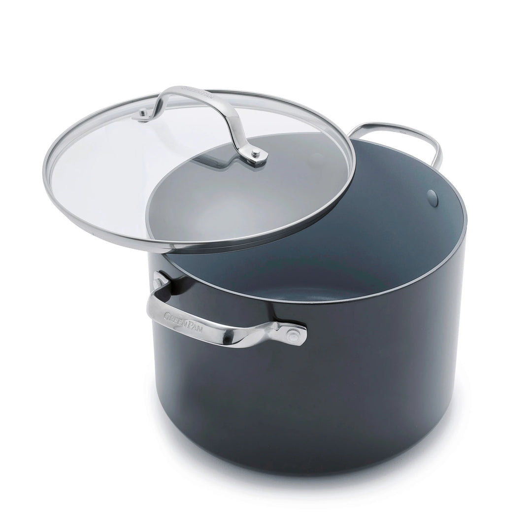 GreenPan Valencia Pro Ceramic Nonstick Stockpot with Lid