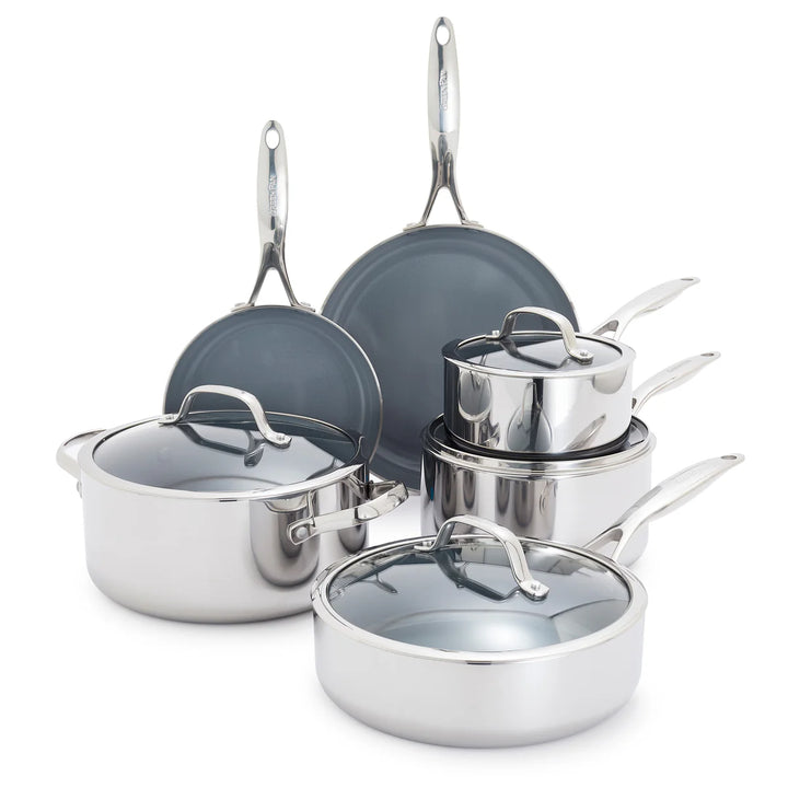 GreenPan Valencia Pro Stainless Steel 10-Piece Set