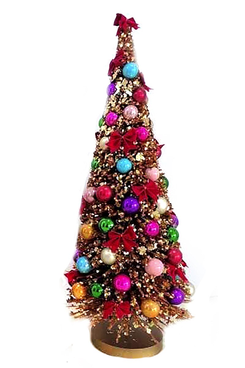 Cody Foster Large Gold Tinsel Town Tree