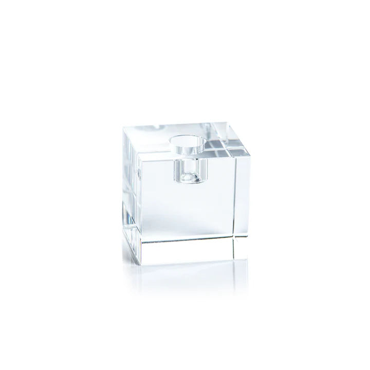 Crystal Glass Taper Holder