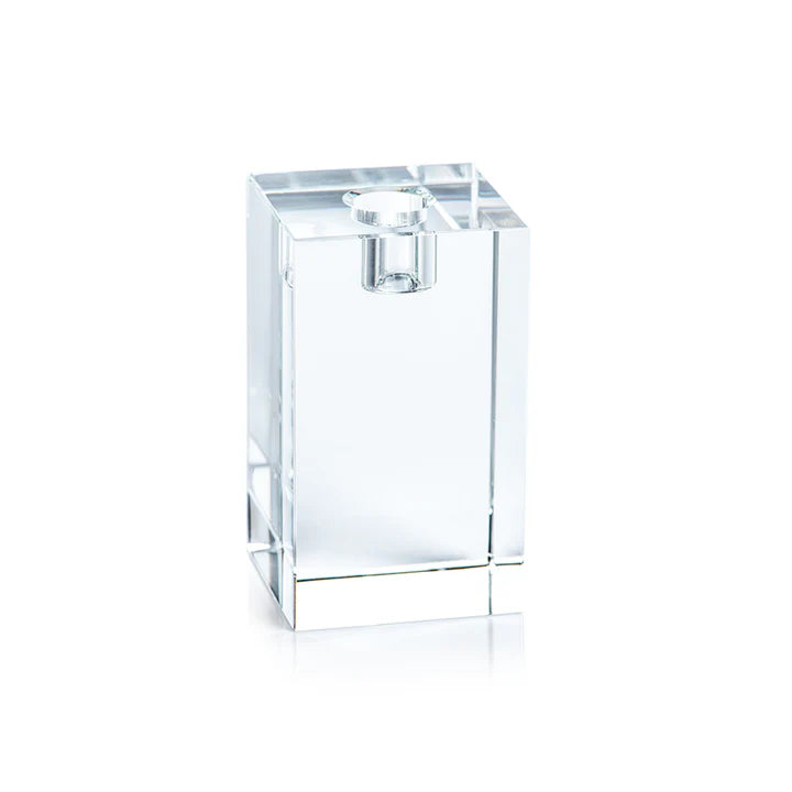 Crystal Glass Taper Holder
