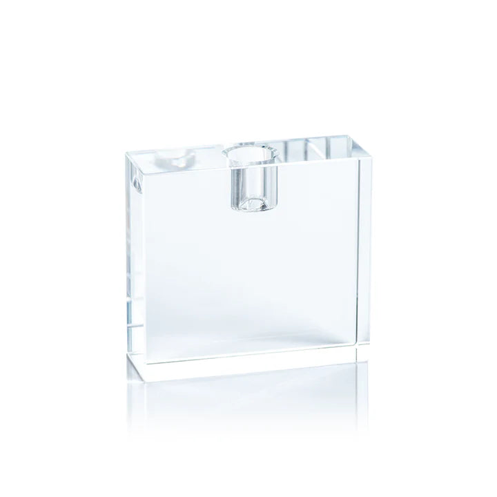 Crystal Glass Taper Holder
