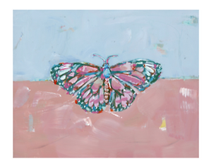 Chelsea McShane - "Butterfly Kisses III" Canvas Artwork