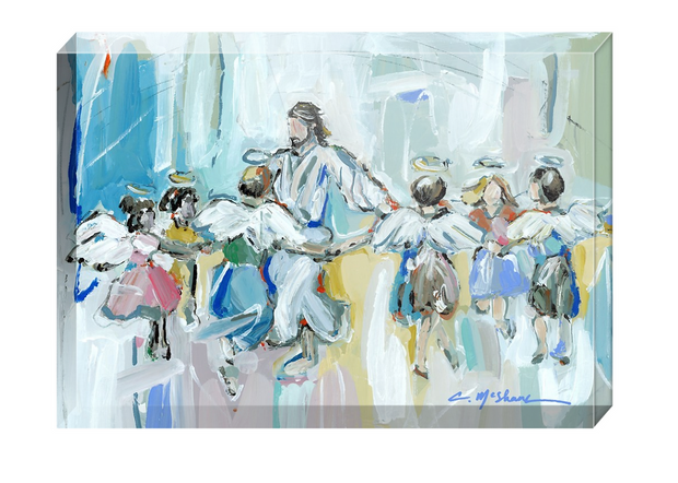 Chelsea McShane - "Dancing with Jesus" Acrylic Block Artwork