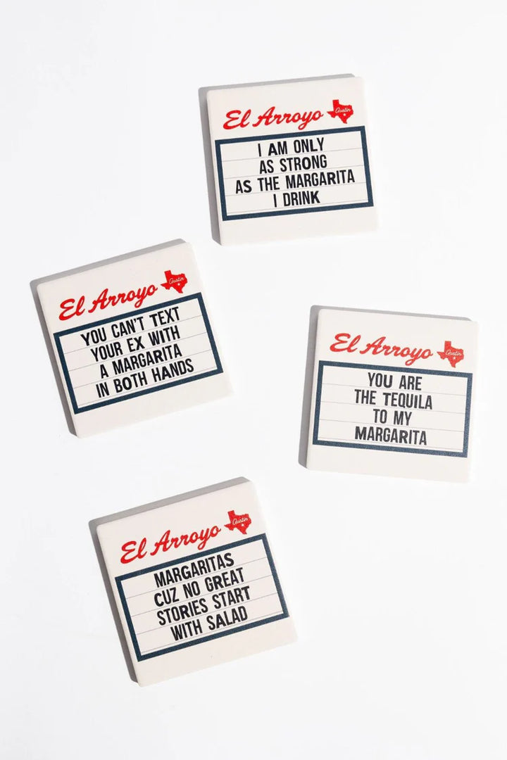 El Arroyo Marquee Coaster Set
