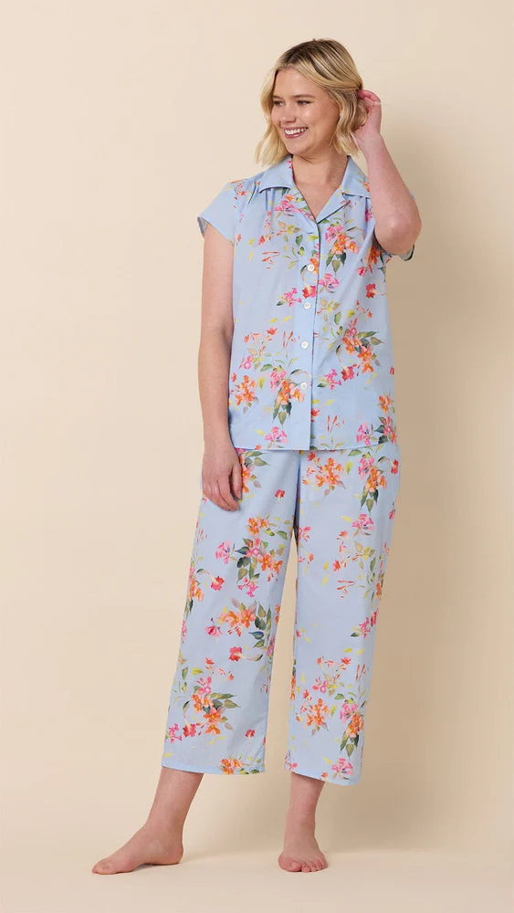The Cat's Pajamas Camilla Luxe Pima Capri Set