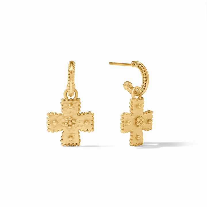 Julie Vos Malta Hoop & Charm Earring