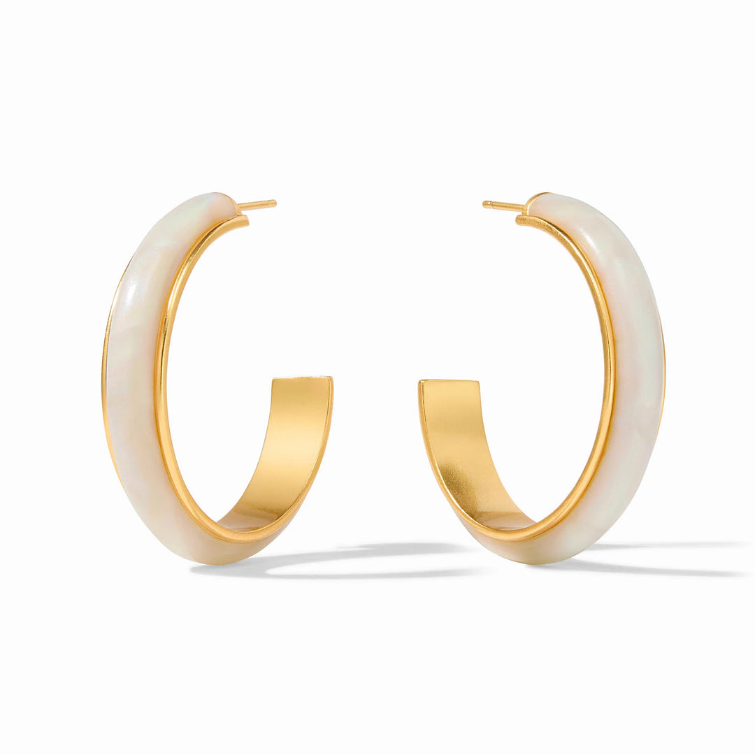 Julie Vos Alabaster Carnaby Hoop