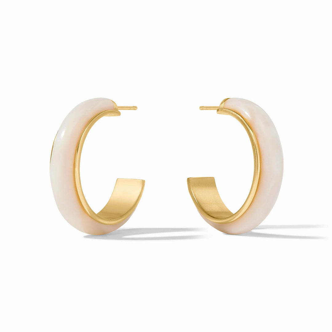 Julie Vos Alabaster Carnaby Hoop