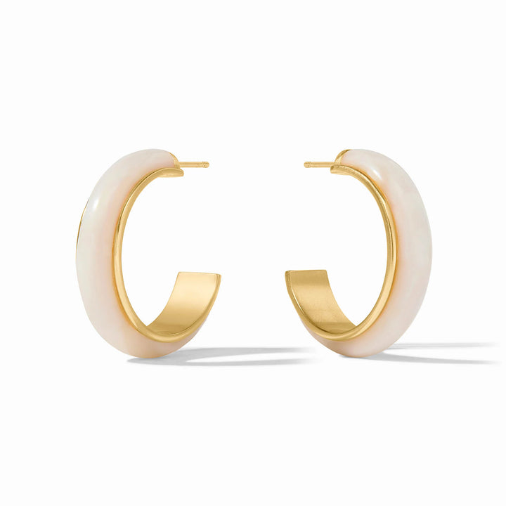 Julie Vos Alabaster Carnaby Hoop