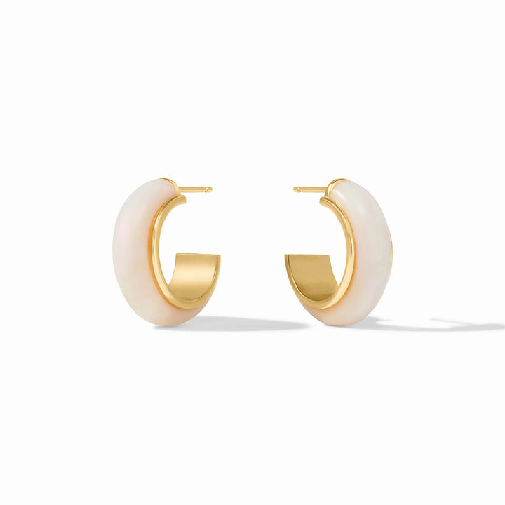 Julie Vos Alabaster Carnaby Hoop