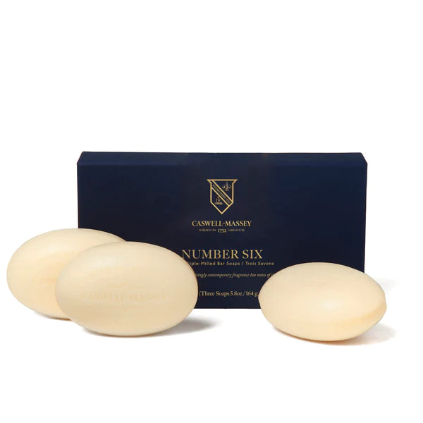 Caswell Massey Set of 3 Heritage Number Six Bar Soap