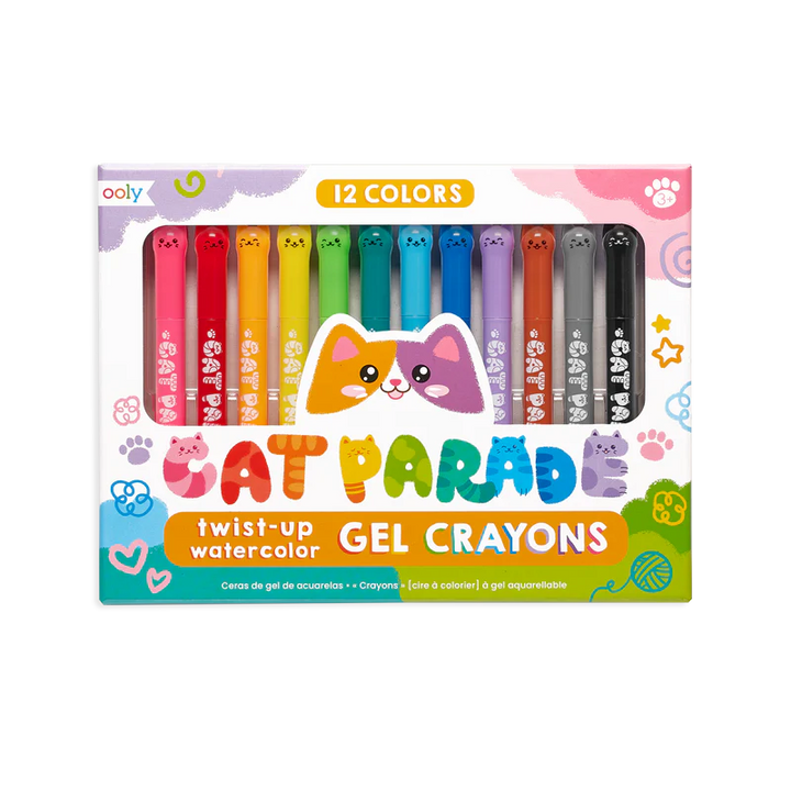 Ooly Cat Parade Gel Crayons