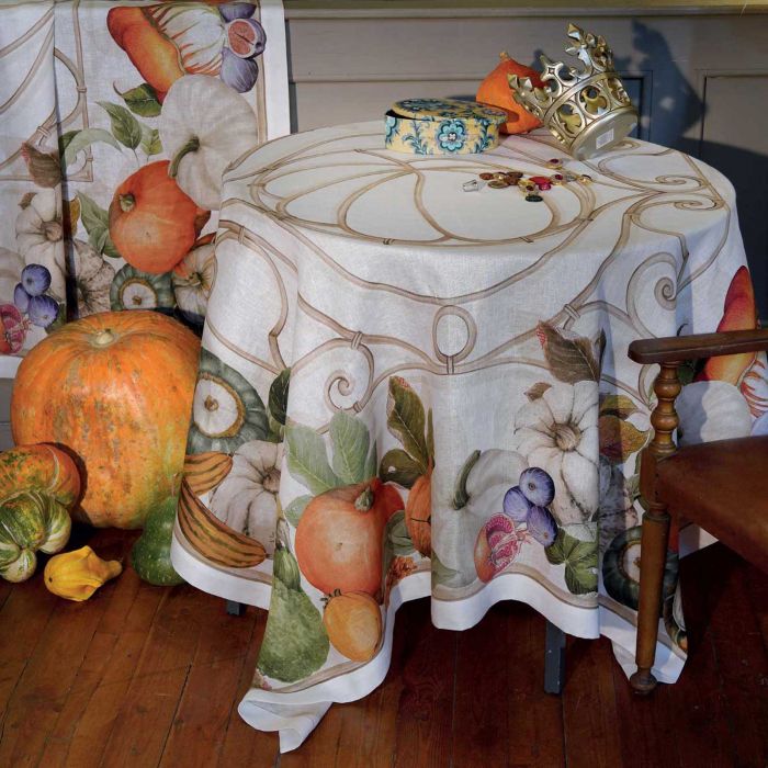 Tessitura Toscana Telerie Cenerentola Cream Tablecover