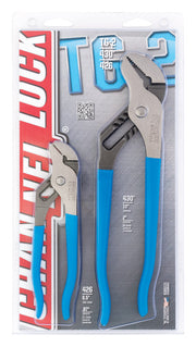 Channellock 6-1/2 & 10 in. Straight Jaw Tongue and Groove Pliers