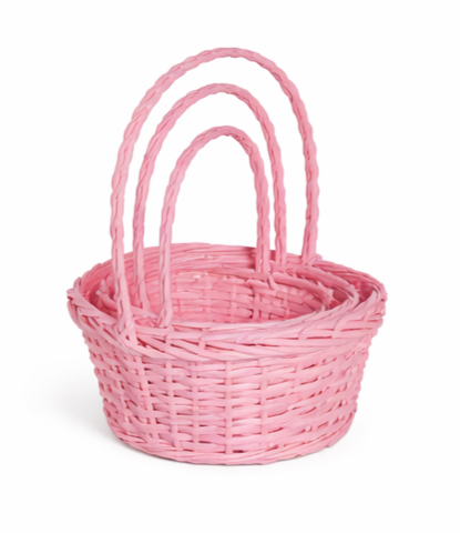 Oval Pastel Easter Egg Basket