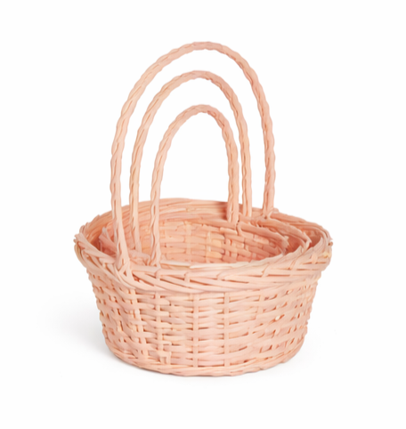 Oval Pastel Easter Egg Basket