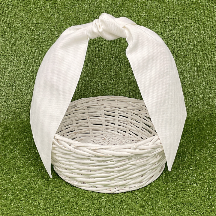 Ivory Cotton Pique Sash