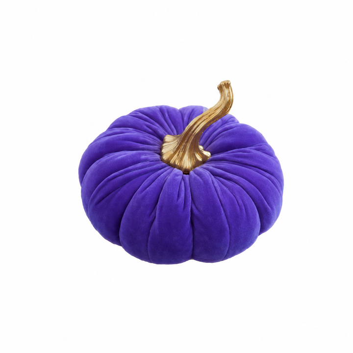 Glitterville Velvet Pumpkin