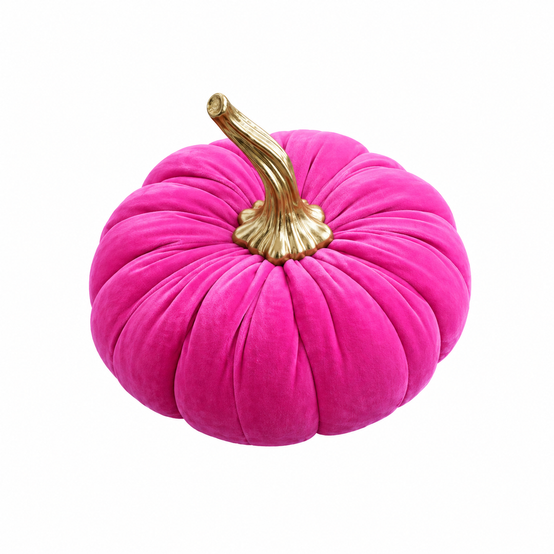 Glitterville Velvet Pumpkin