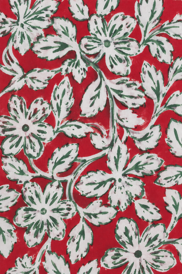 Christmas Block Print Towel