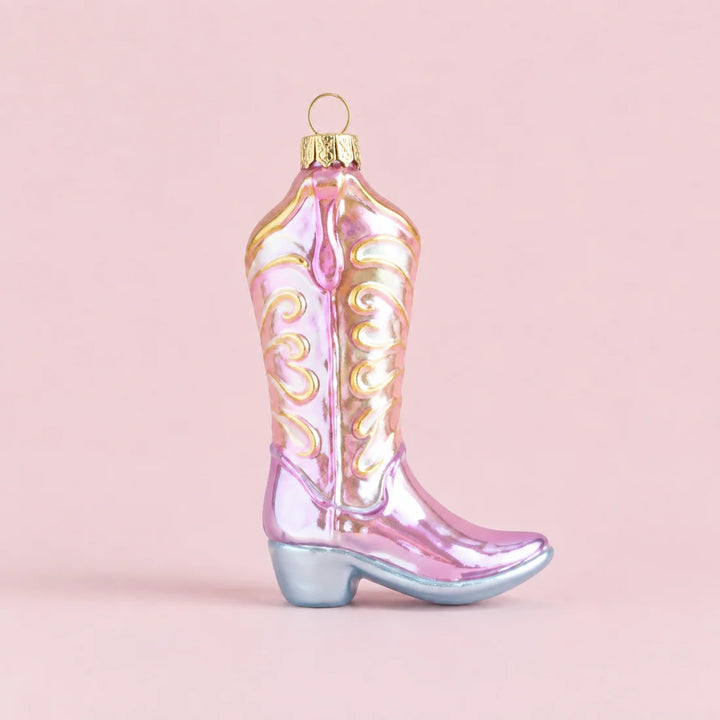 Glitterville Glitter Up Cowboy Boot Ornament