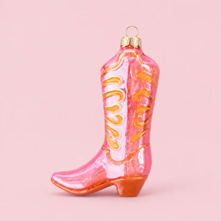 Glitterville Glitter Up Cowboy Boot Ornament