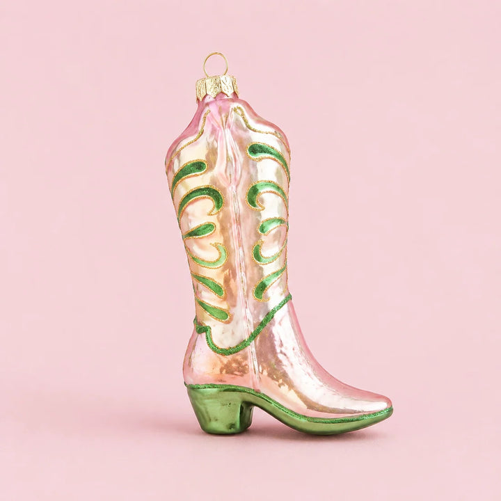 Glitterville Glitter Up Cowboy Boot Ornament