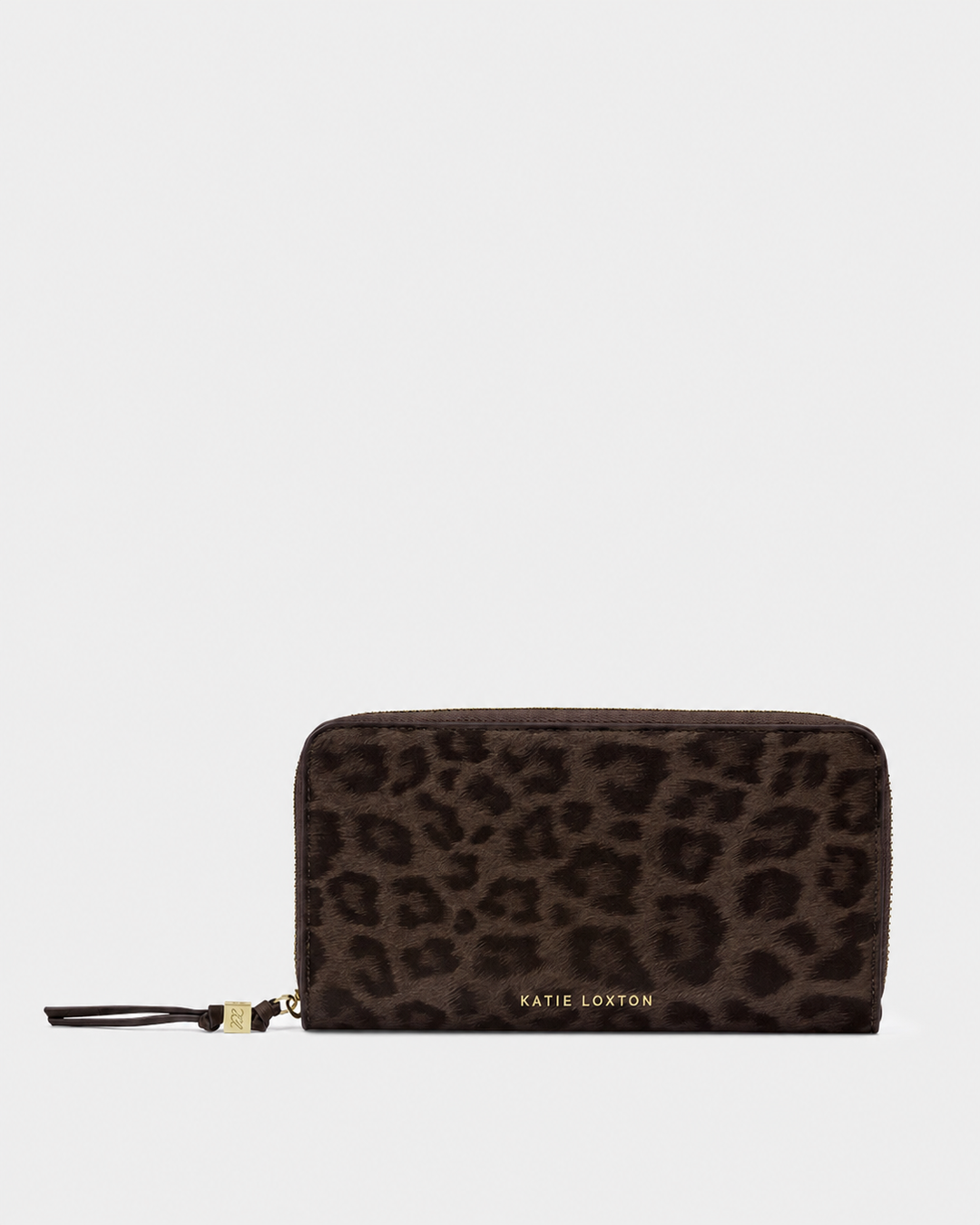 Katie Loxton Chocolate Leopard Large Wallet