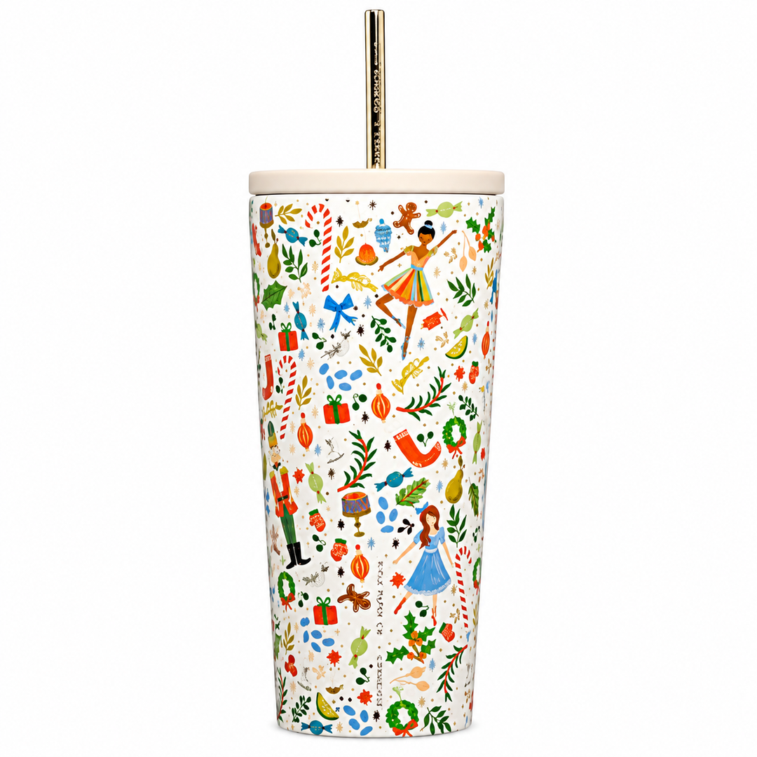 Corkcicle 24 oz Cold Cup Insulated Tumbler with Straw