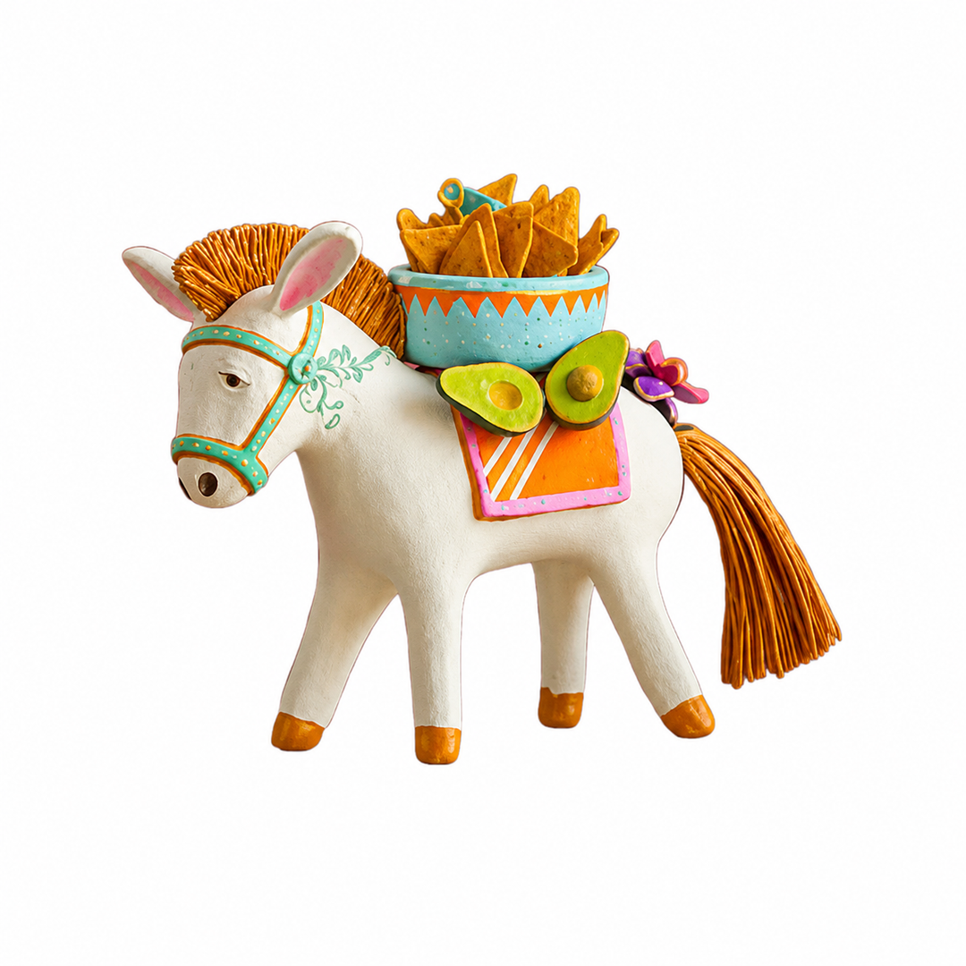 Glitterville Burro Ornament