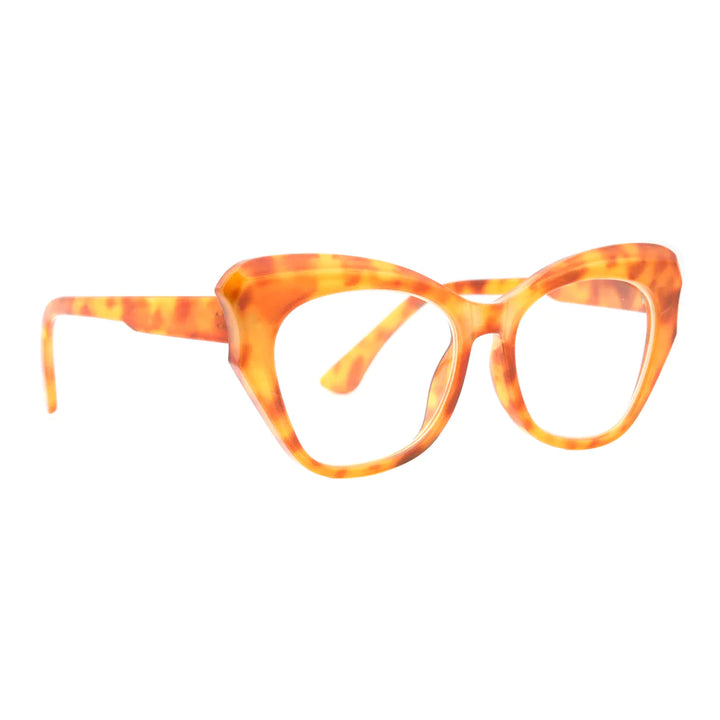Ryan Simkhai Eyeshop Chrystie Readers Amber Tortoise