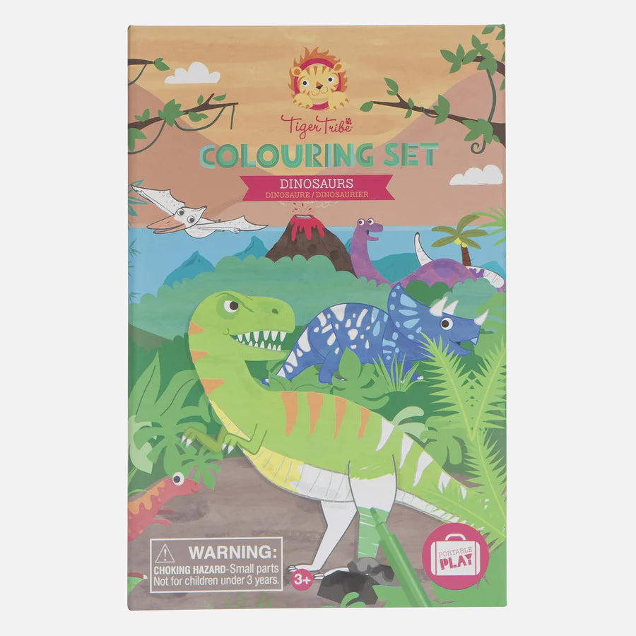 Tiger Tribe Coloring Activity Set