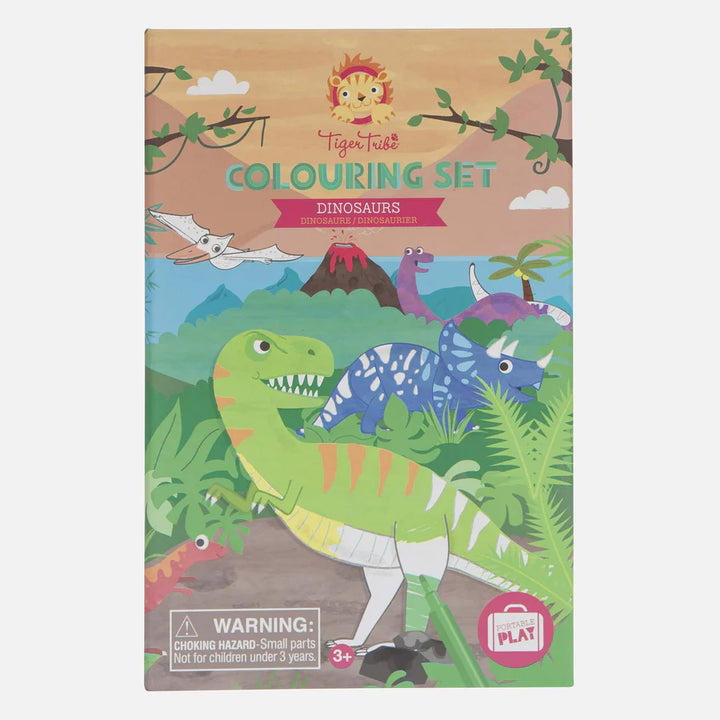 Tiger Tribe Coloring Activity Set