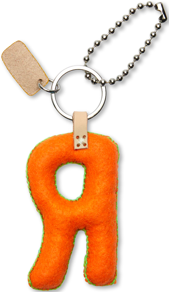 Consuela Orange Felt Alphabet Charm