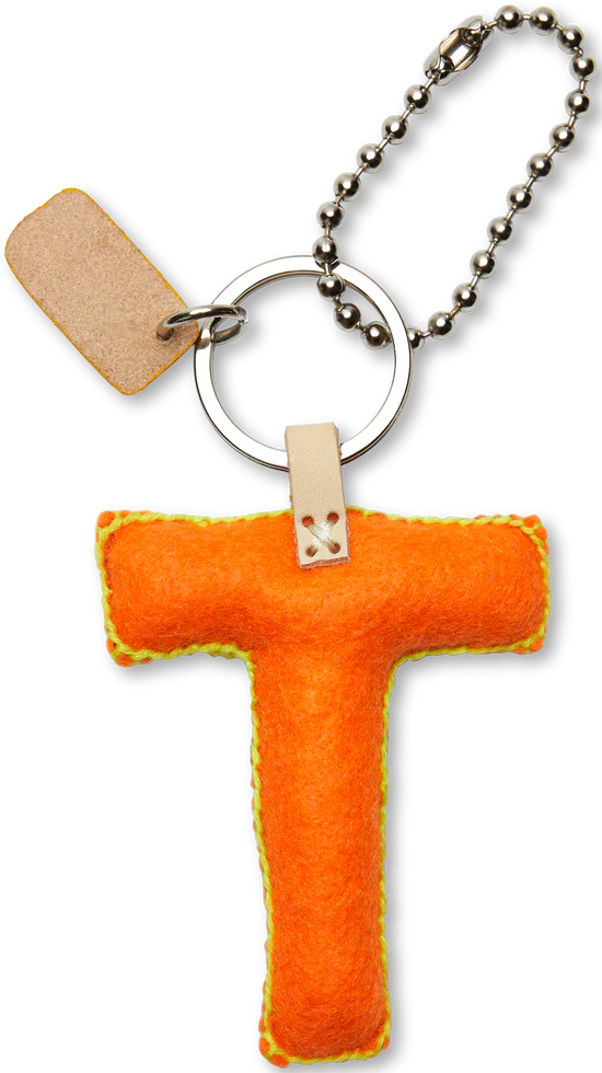 Consuela Orange Felt Alphabet Charm