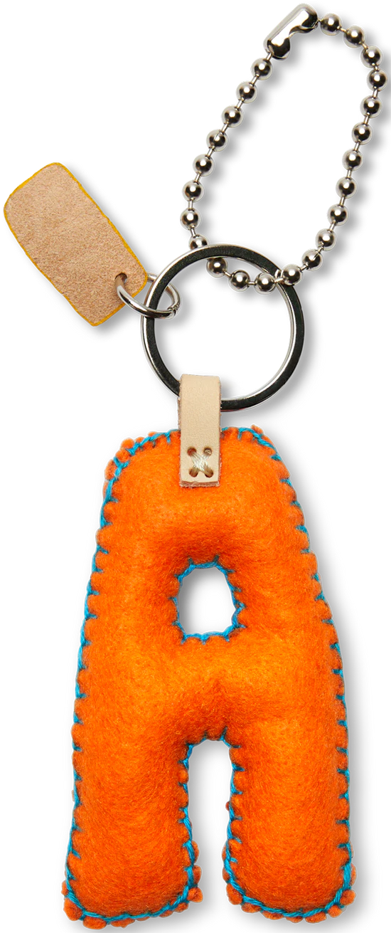 Consuela Orange Felt Alphabet Charm