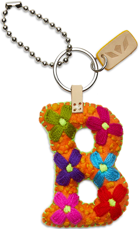 Consuela Orange Felt Alphabet Charm