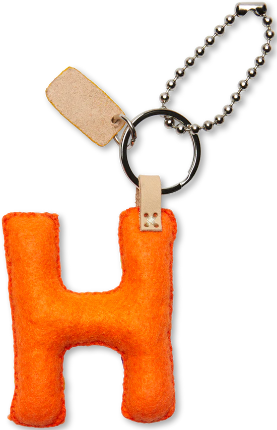 Consuela Orange Felt Alphabet Charm