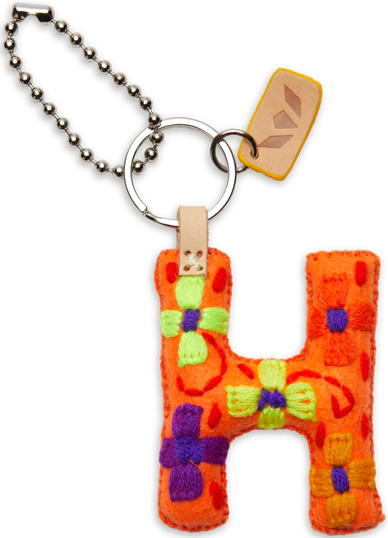 Consuela Orange Felt Alphabet Charm