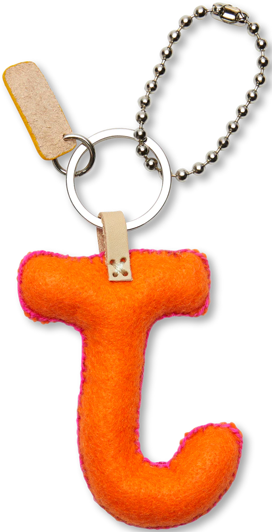Consuela Orange Felt Alphabet Charm