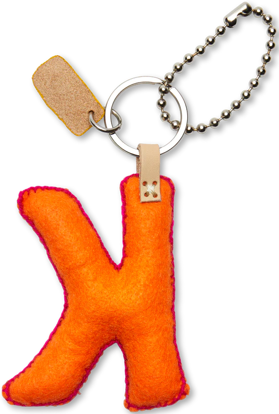 Consuela Orange Felt Alphabet Charm