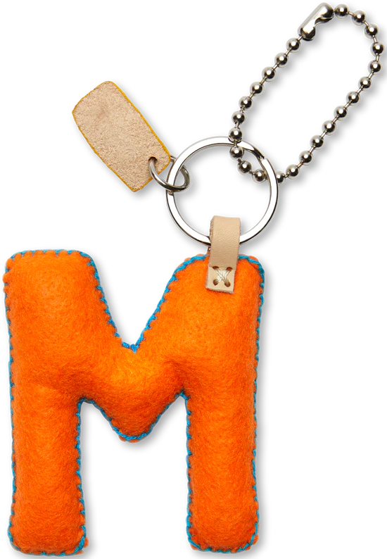 Consuela Orange Felt Alphabet Charm