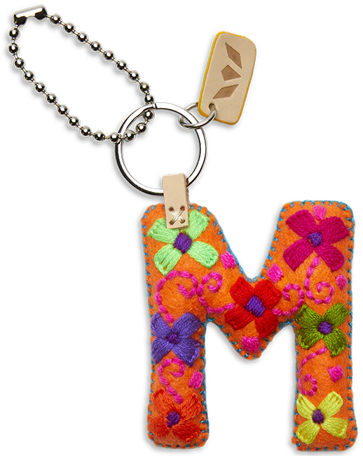 Consuela Orange Felt Alphabet Charm