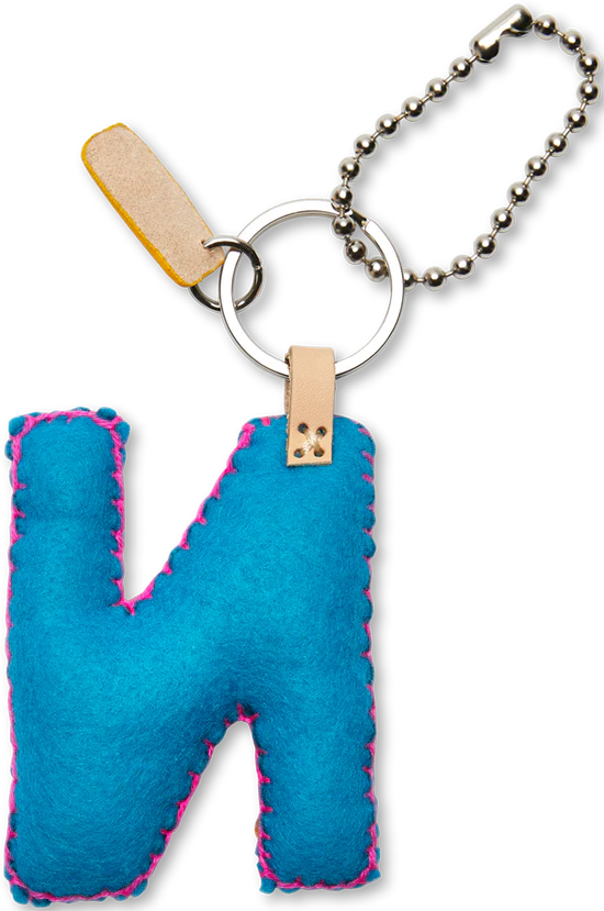 Consuela Turquoise Felt Alphabet Charm
