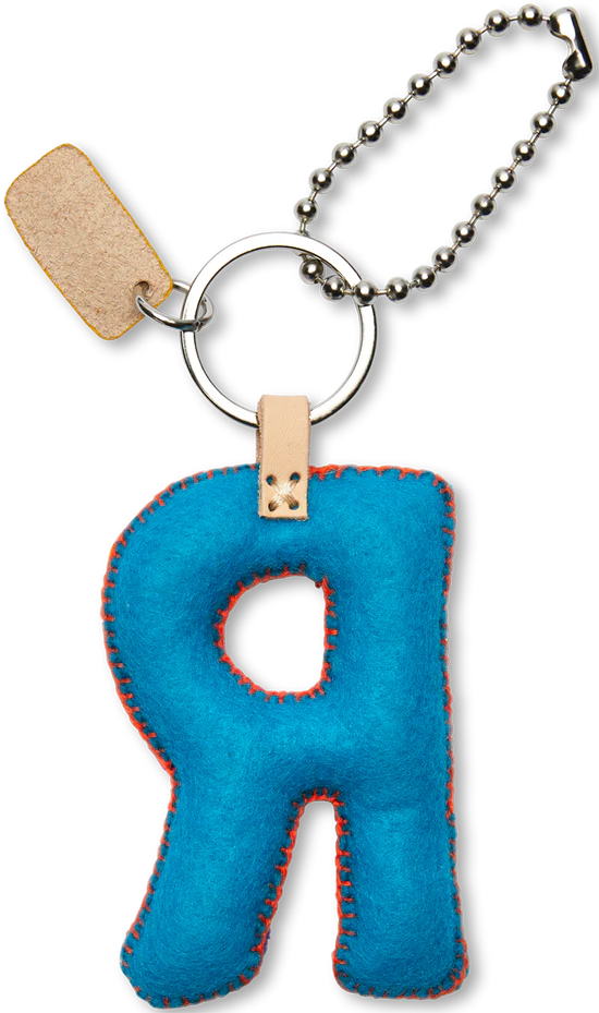 Consuela Turquoise Felt Alphabet Charm