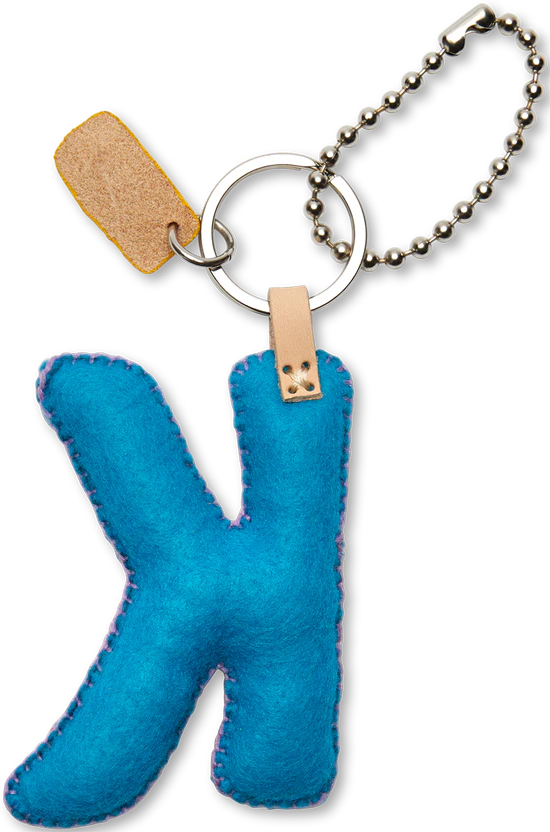 Consuela Turquoise Felt Alphabet Charm