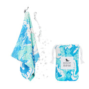 Dock & Bay - Cooling Towel - Marble Blue
