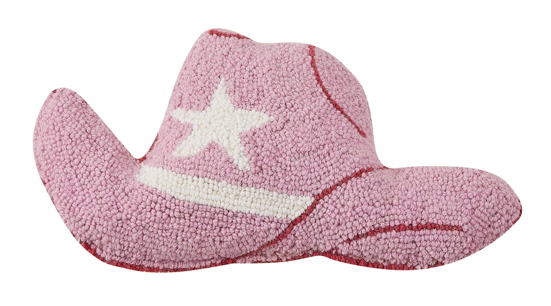 Pink Cowboy Hat Hook Pillow