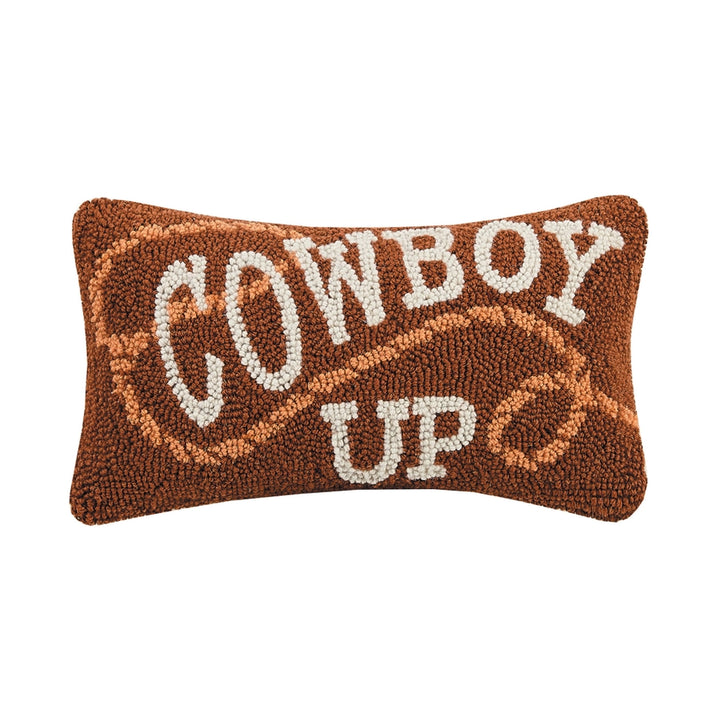 Peking Handicrafts Cowboy Up Hook Pillow